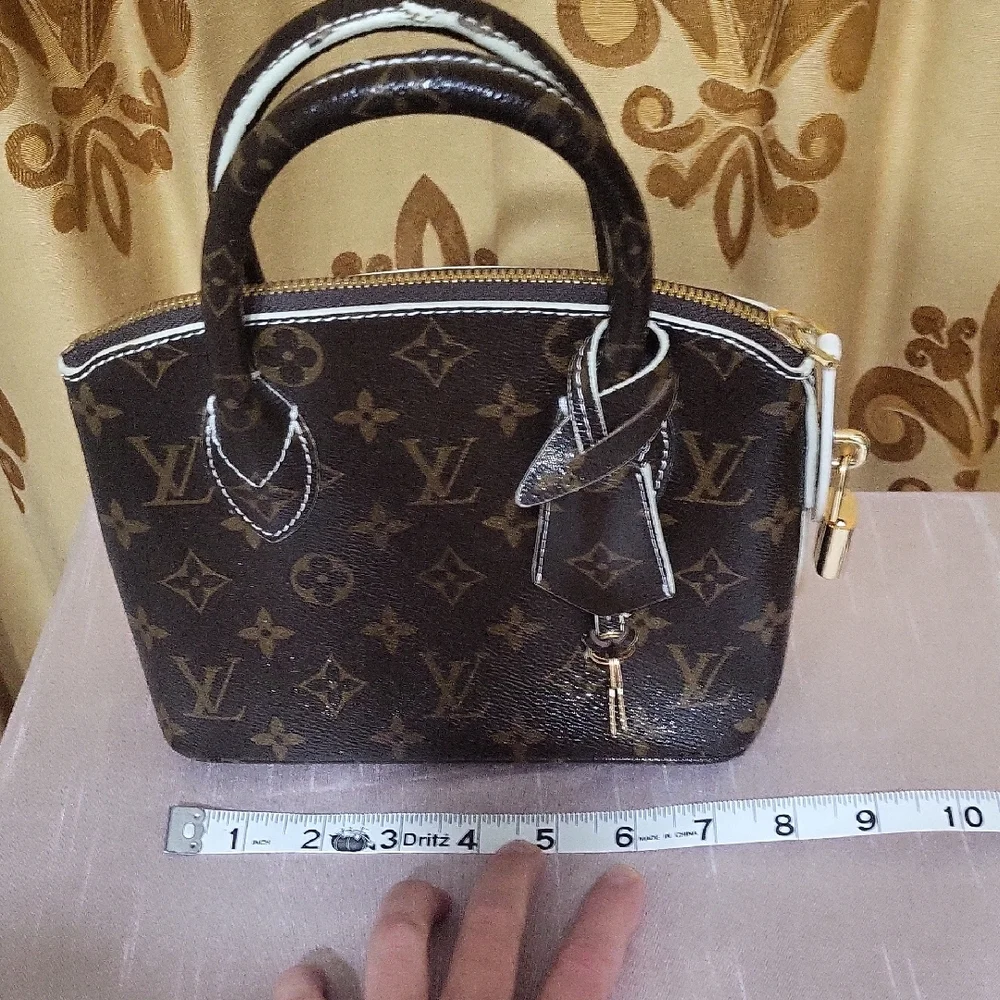 Designer Inspired Mini Monogram Handbag - Picture 8 of 12